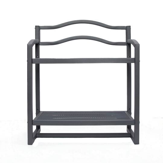Household Essentials 2-Tier Metal Wall Mount Bathroom Shelf